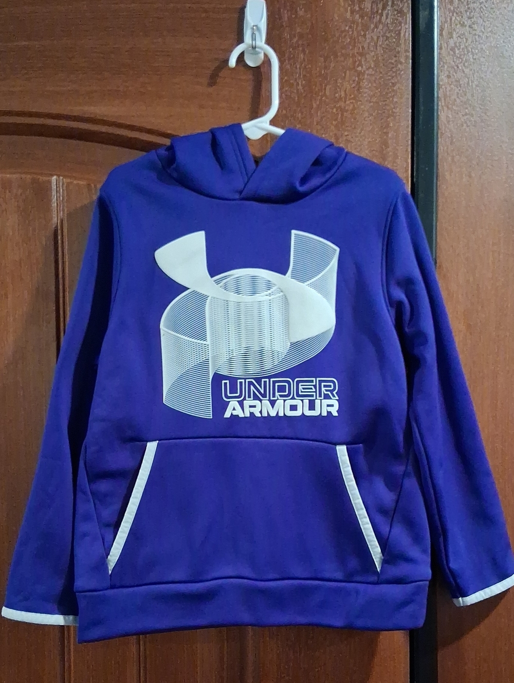 Under Armour Blue/ Purple Hoodie with White Logo